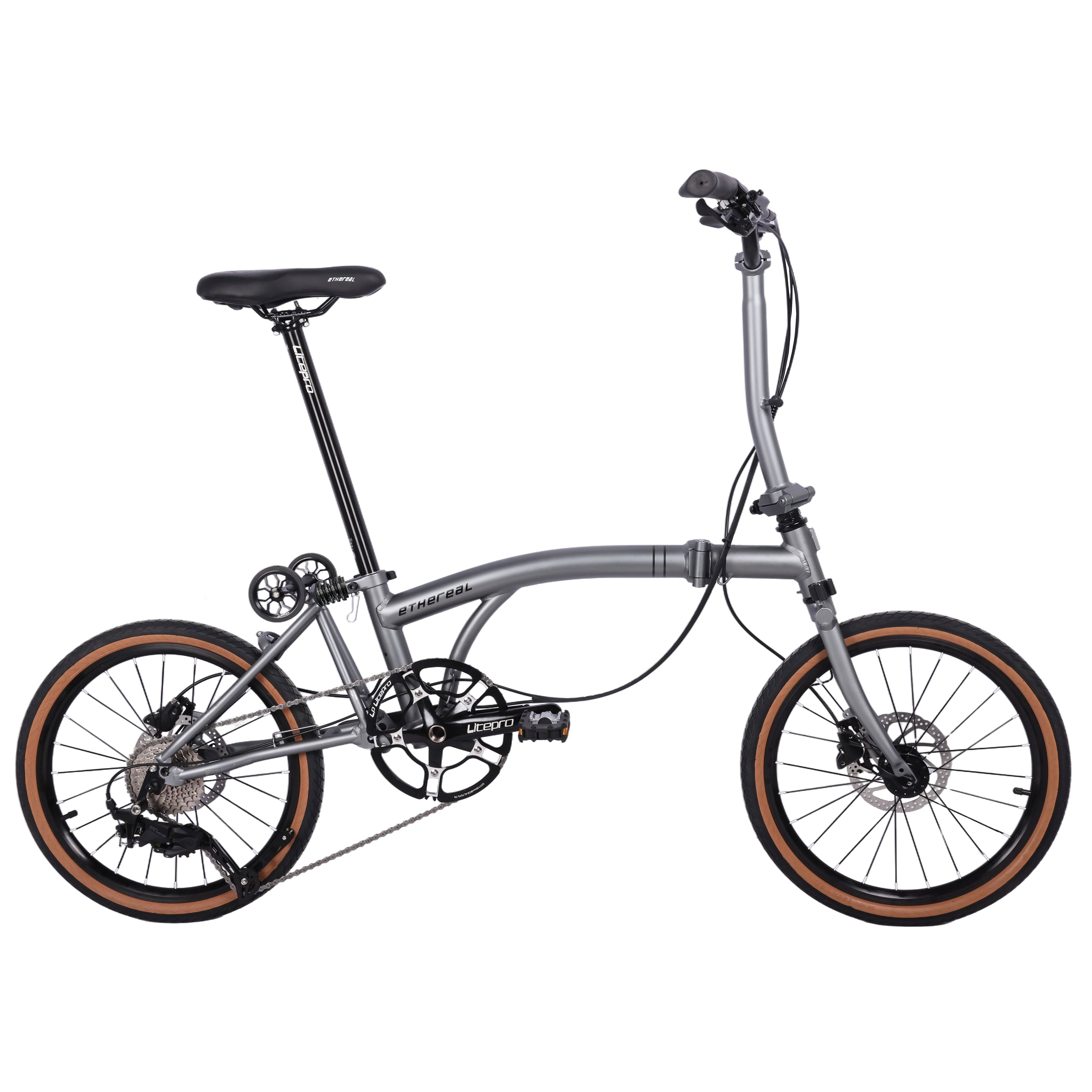 Ethereal Trifold A20 | 20-Inch Lightweight Aluminium Alloy Folding Bike | Full Hydraulic Brakes