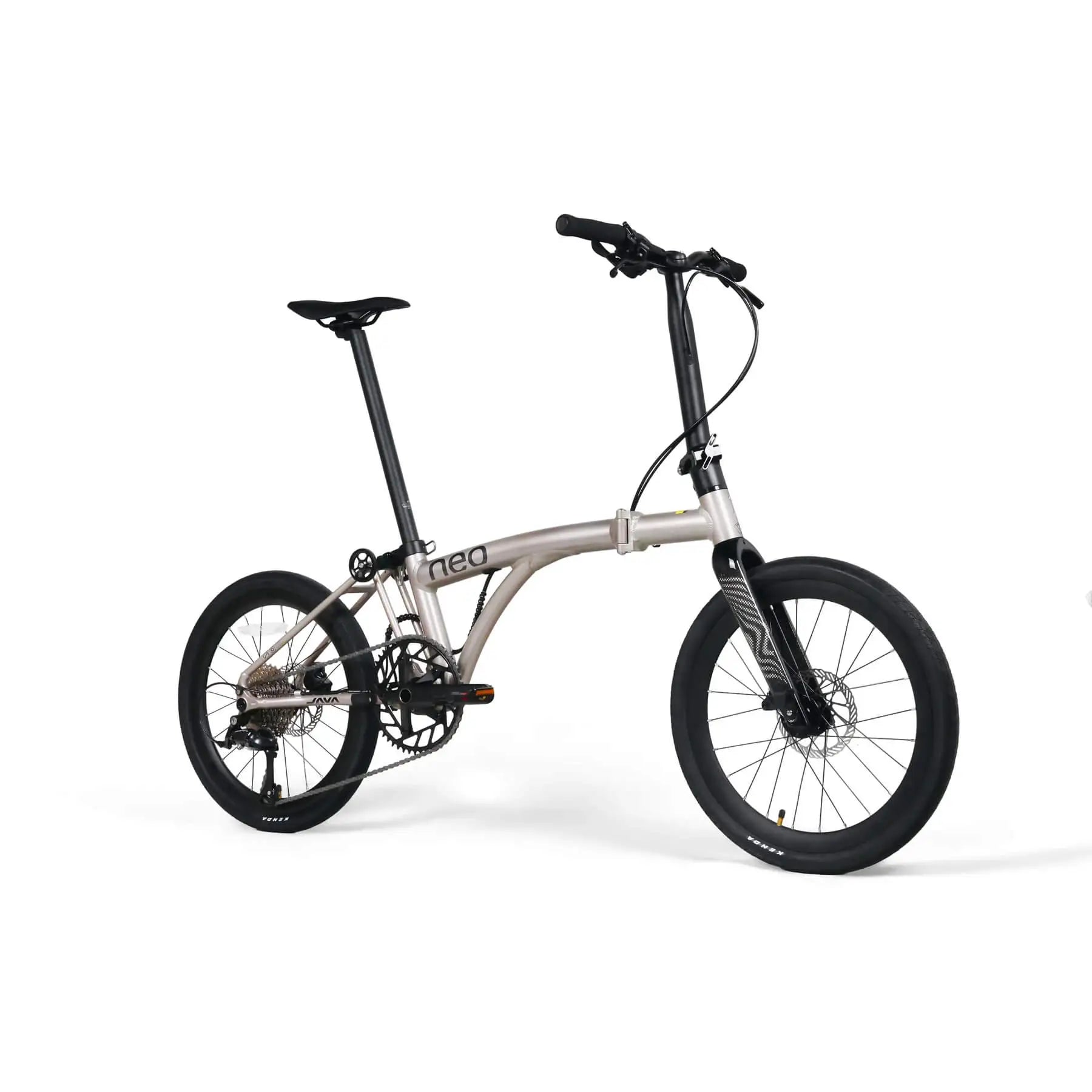 Java Neo 3 20-Inch Trifold Folding Bike – Alloy Frame, Carbon Fork, Hydraulic Disc (10.4kg)