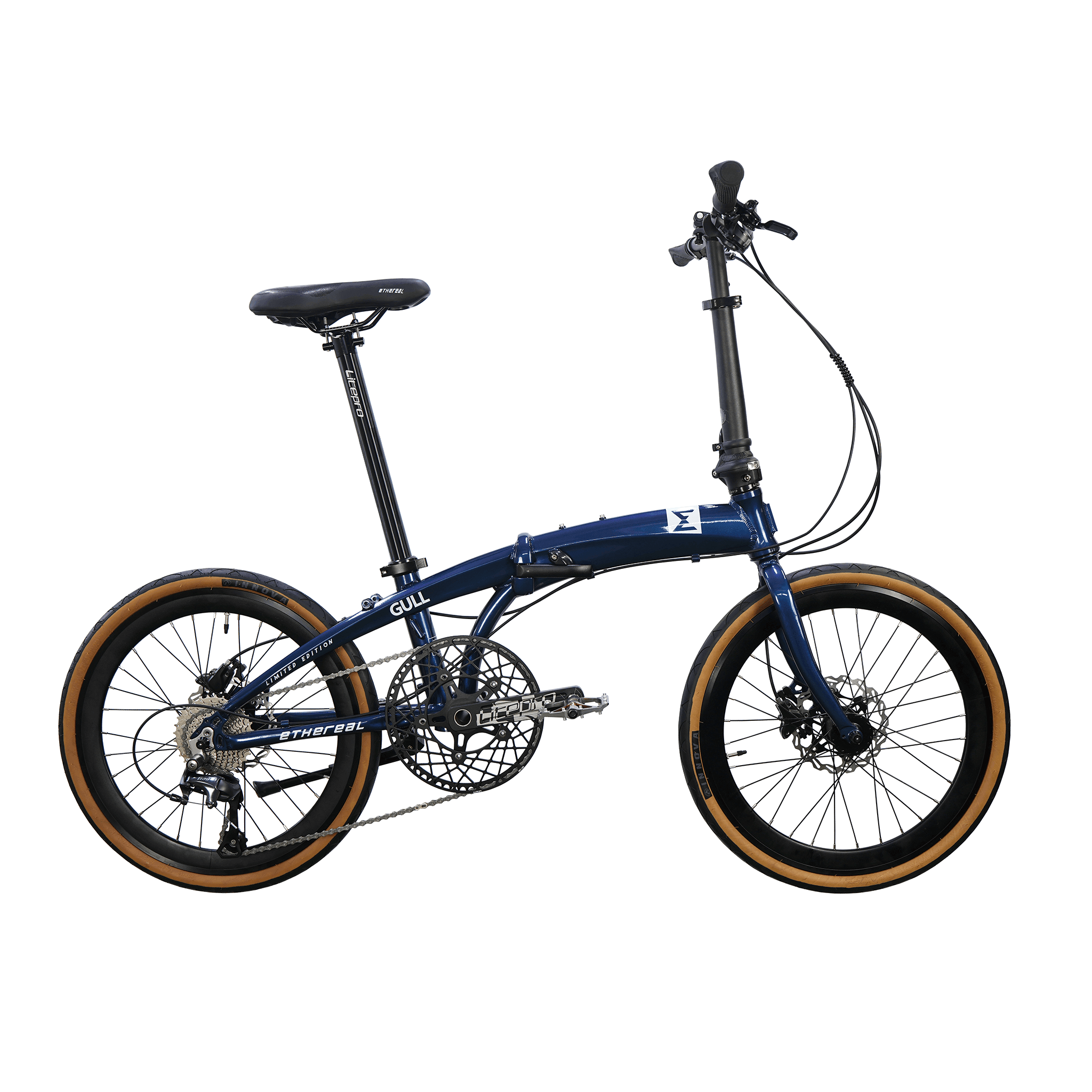 Ethereal Gull Foldable Bicycle - Compact & Versatile | The Bike Atrium